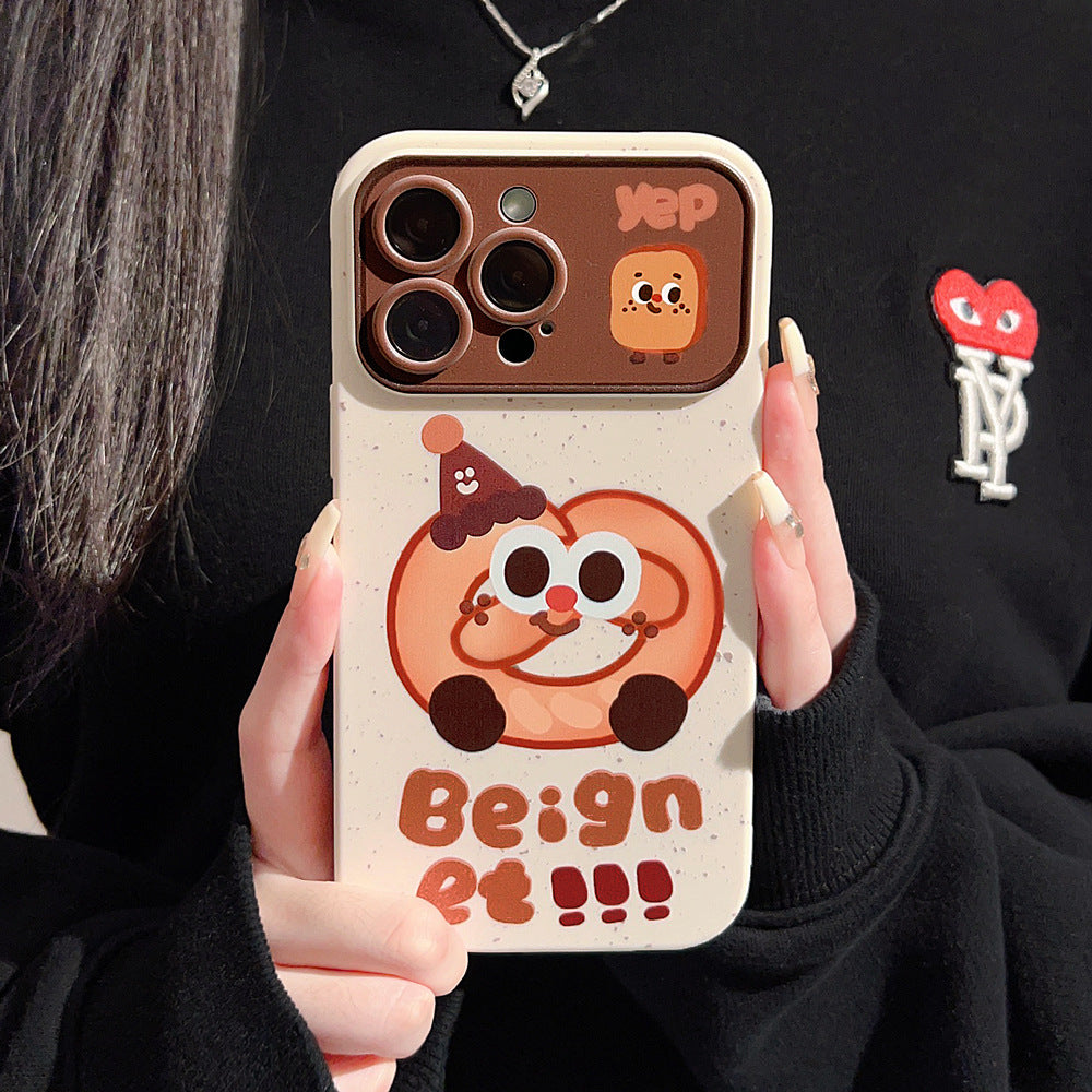 Cute bear lanyard soft phone case