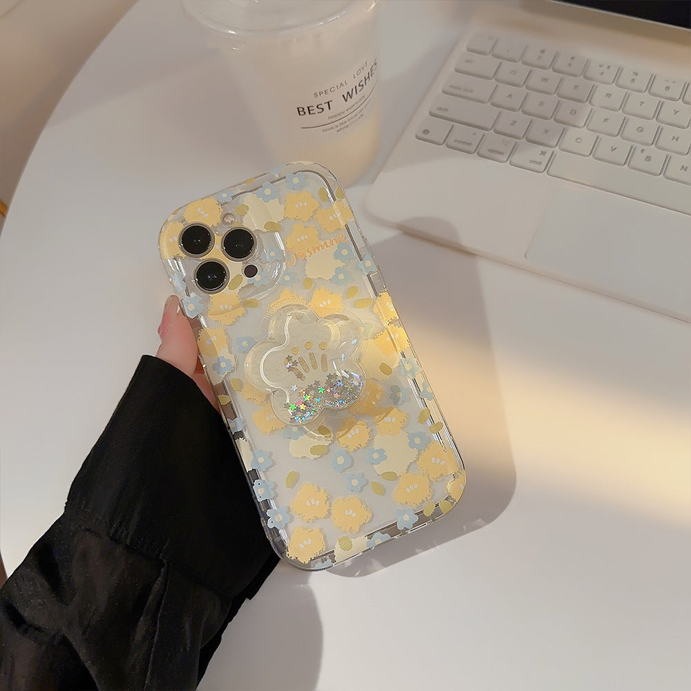 Floral Phone Cases with Flower Grip