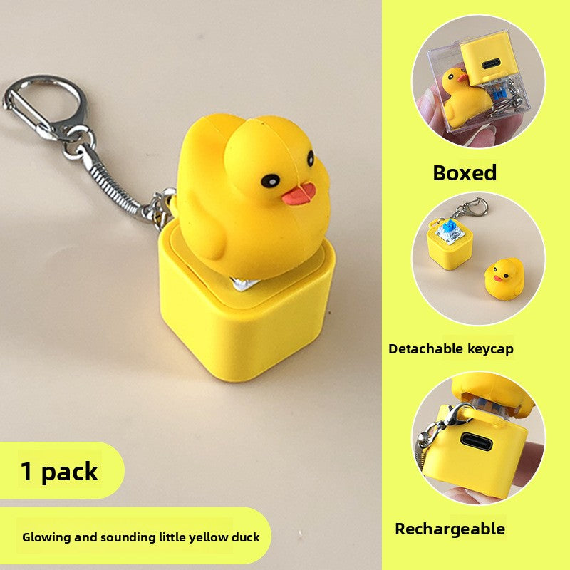 Sound glowing frog button pinching fun rechargeable stress relief toy