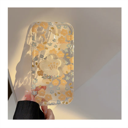 Floral Phone Cases with Flower Grip