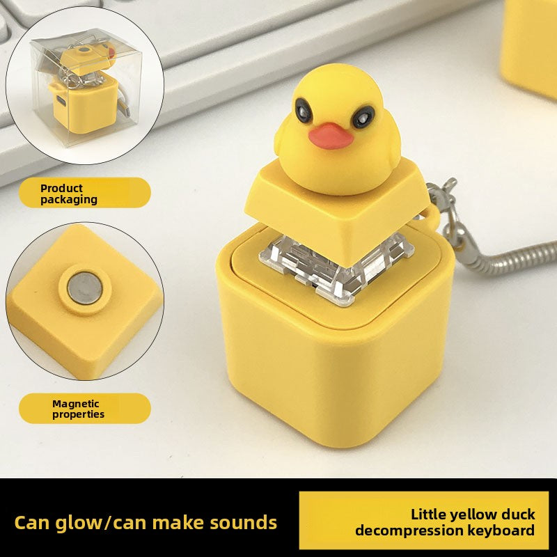 Sound glowing frog button pinching fun rechargeable stress relief toy