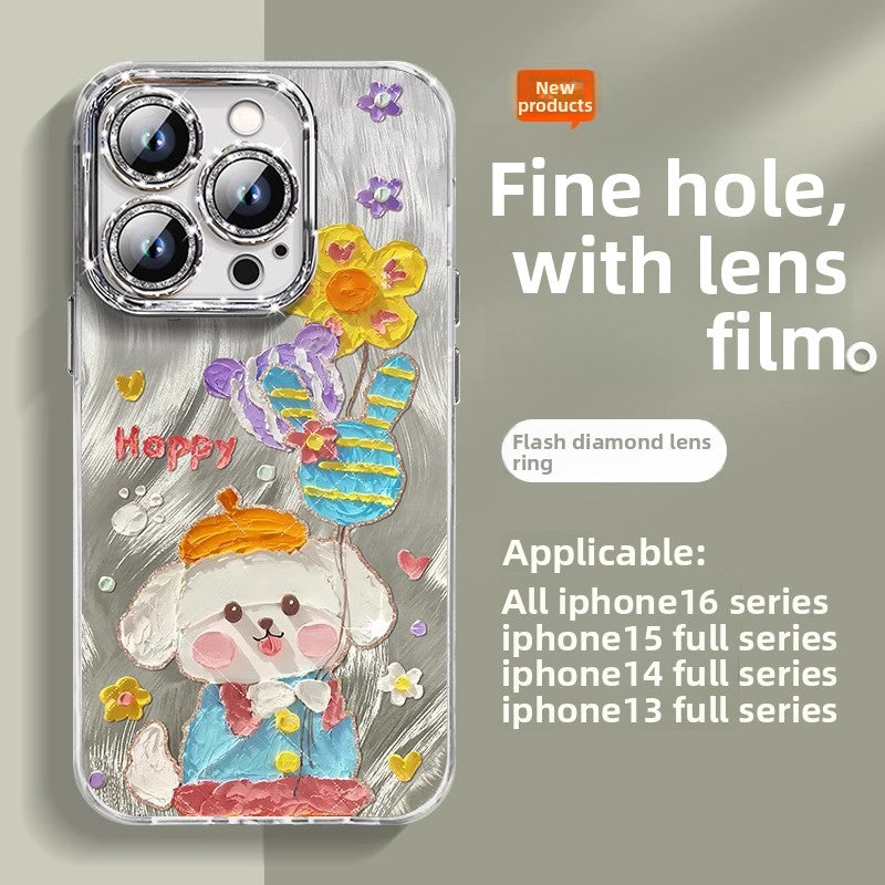 Camlet Happy Dumbo phone case glitter with lens film