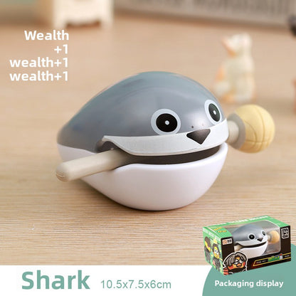 Chicken you are too beautiful wooden fish decompression creative toys