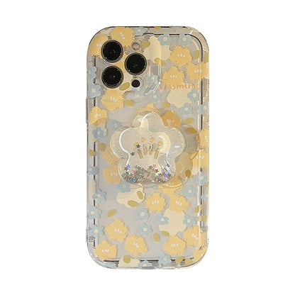 Floral Phone Cases with Flower Grip
