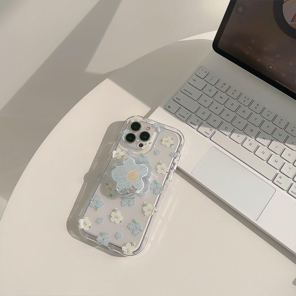 Floral Phone Cases with Flower Grip