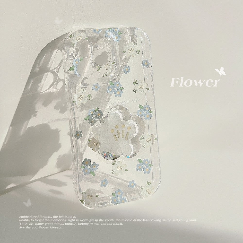Floral Phone Cases with Flower Grip