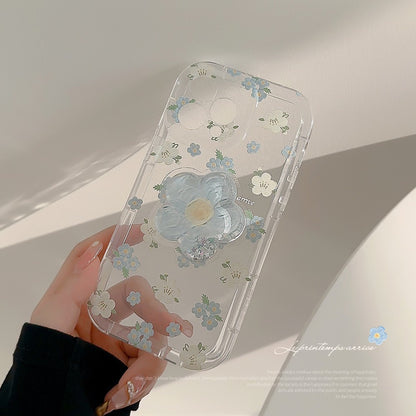 Floral Phone Cases with Flower Grip