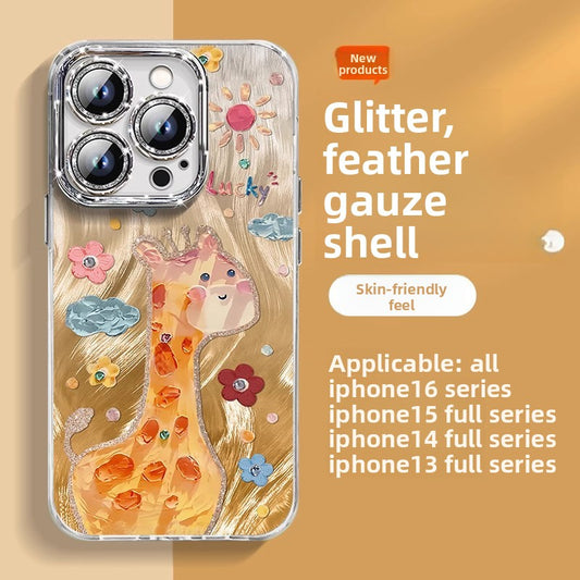 Camlet Happy Dumbo phone case glitter with lens film