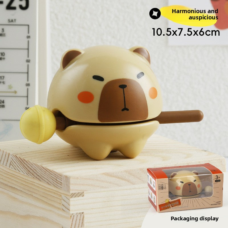 Chicken you are too beautiful wooden fish decompression creative toys