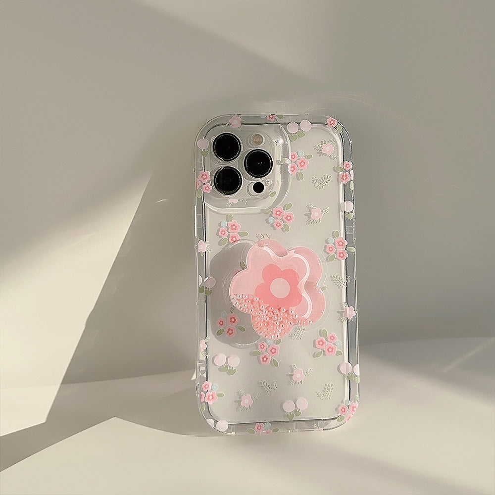 Floral Phone Cases with Flower Grip