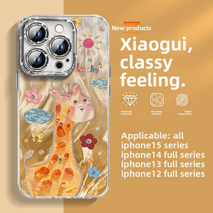 Camlet Happy Dumbo phone case glitter with lens film