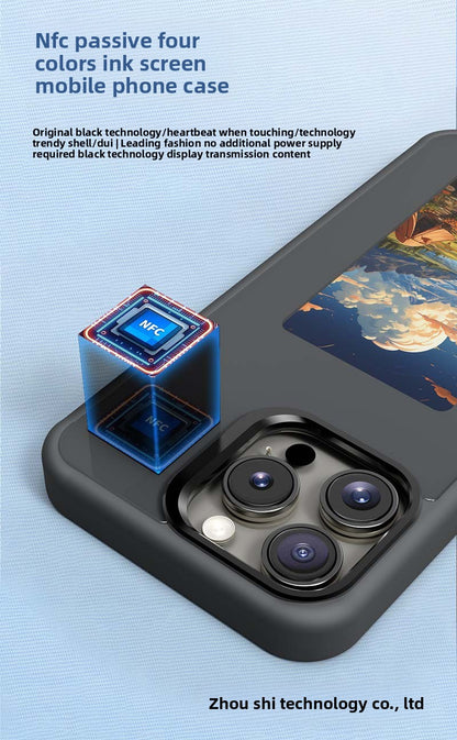 Creative AI Personalized Smart NFC Ink Screen Phone Case