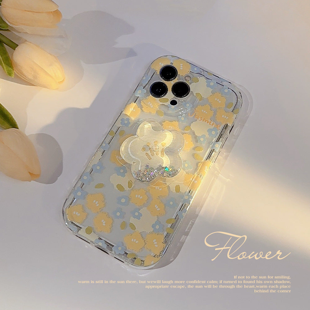 Floral Phone Cases with Flower Grip
