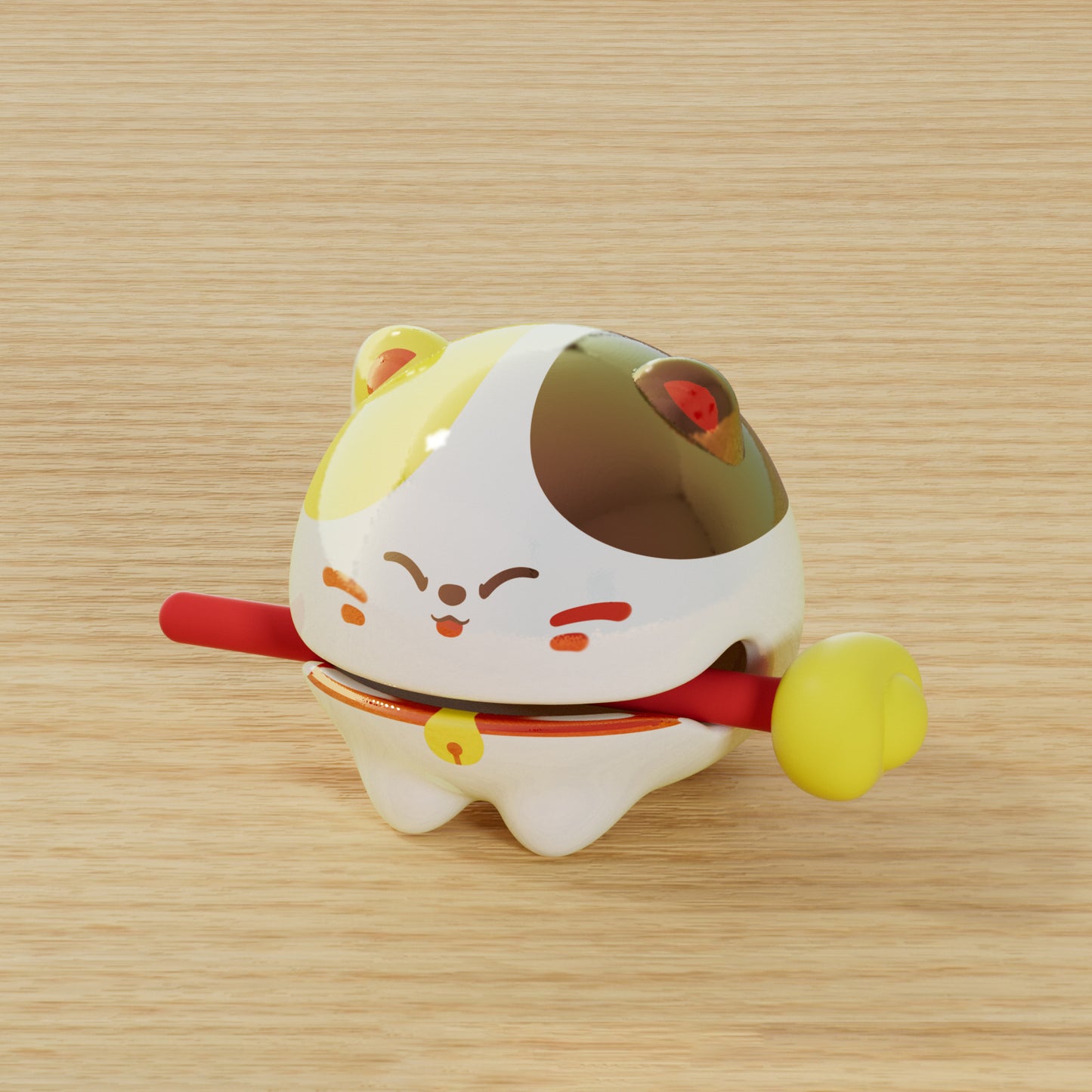Chicken you are too beautiful wooden fish decompression creative toys