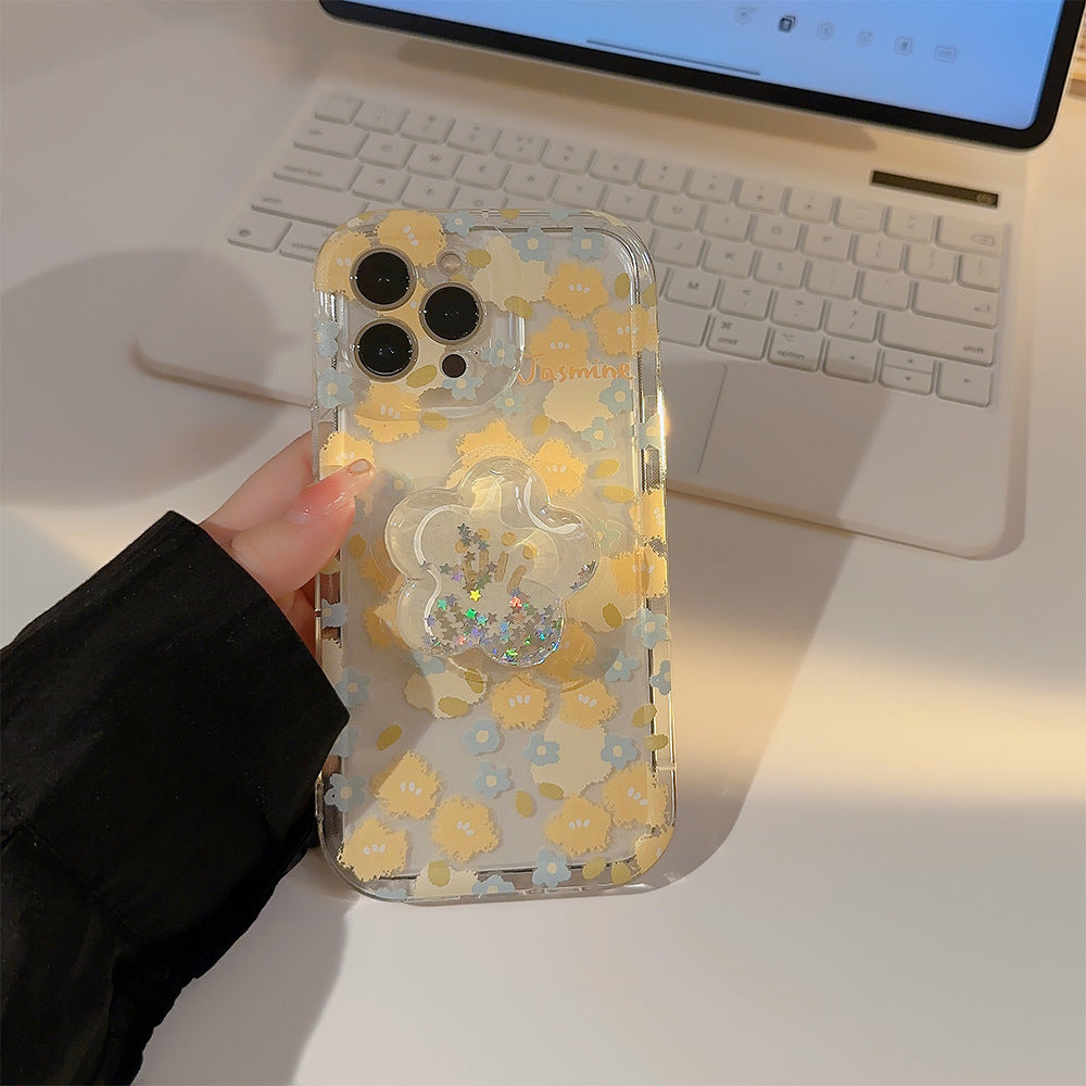 Floral Phone Cases with Flower Grip