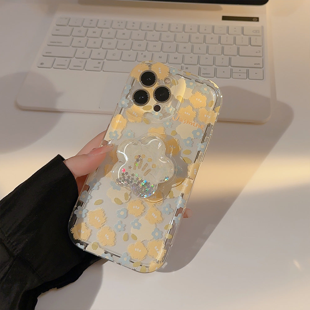 Floral Phone Cases with Flower Grip
