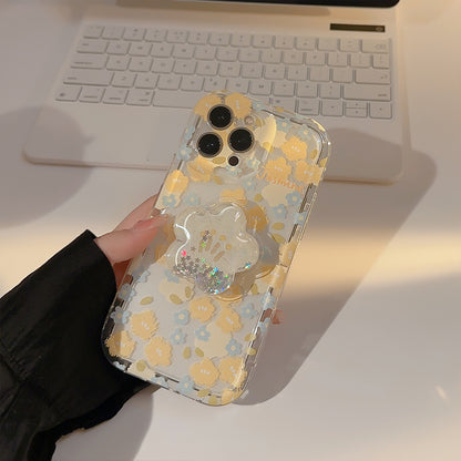 Floral Phone Cases with Flower Grip