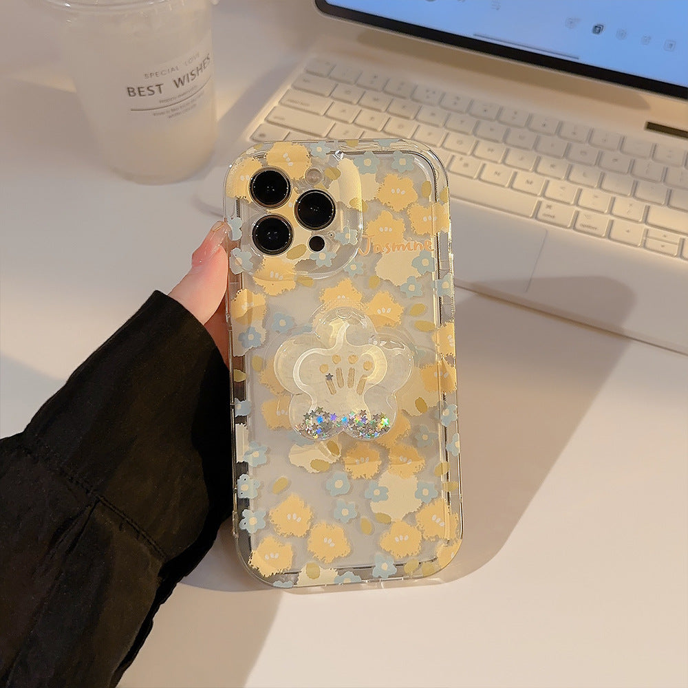 Floral Phone Cases with Flower Grip