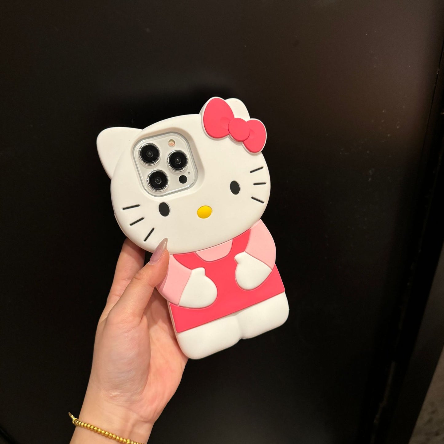 Cartoon Cute Bib Pants KT Cat Phone Case