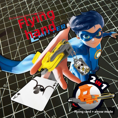 Flying cards launcher (can launch cards) decompressing trendy toys