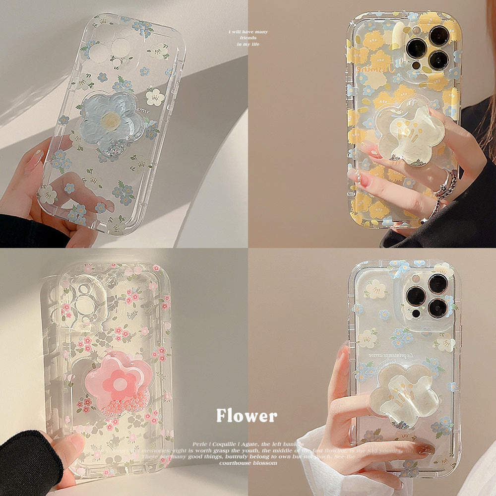 Floral Phone Cases with Flower Grip