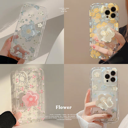 Floral Phone Cases with Flower Grip
