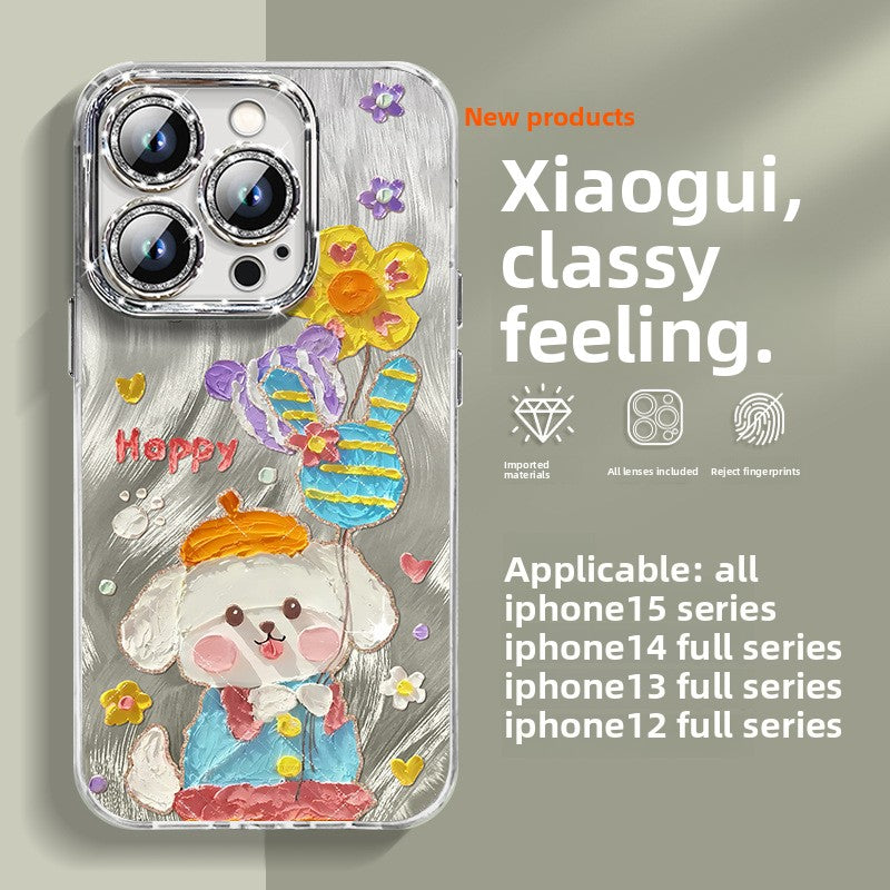 Camlet Happy Dumbo phone case glitter with lens film