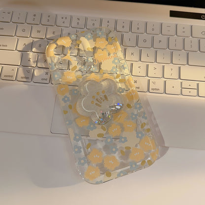 Floral Phone Cases with Flower Grip