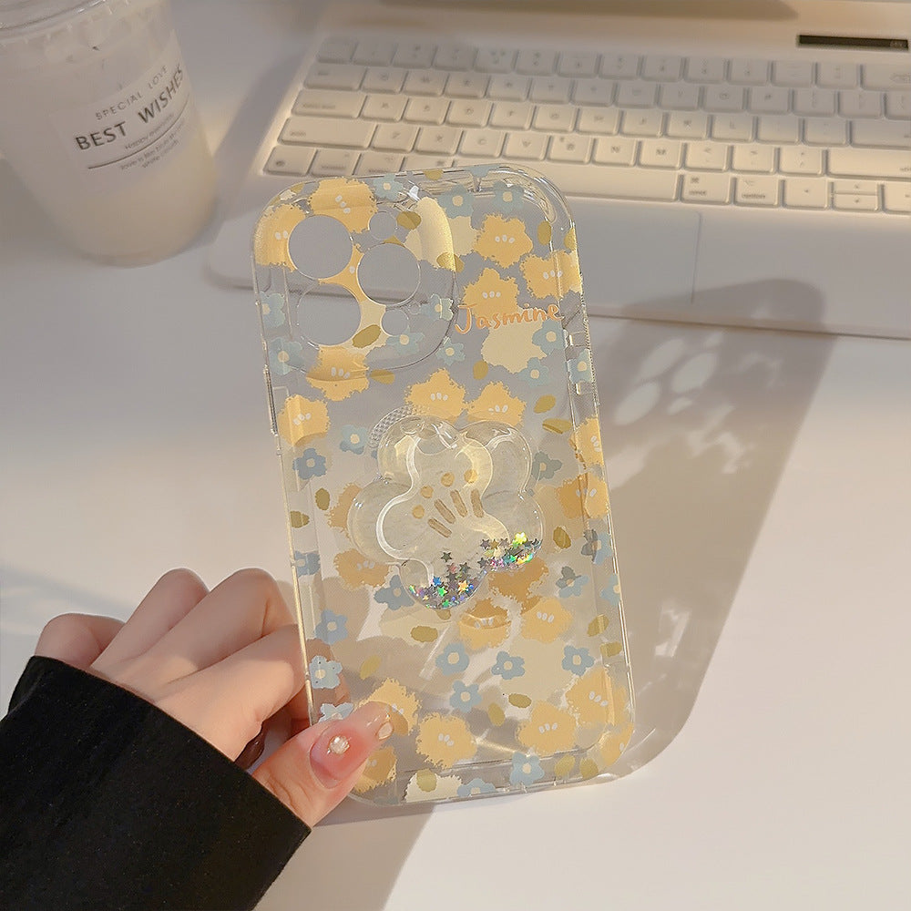 Floral Phone Cases with Flower Grip
