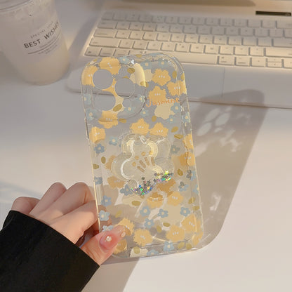 Floral Phone Cases with Flower Grip