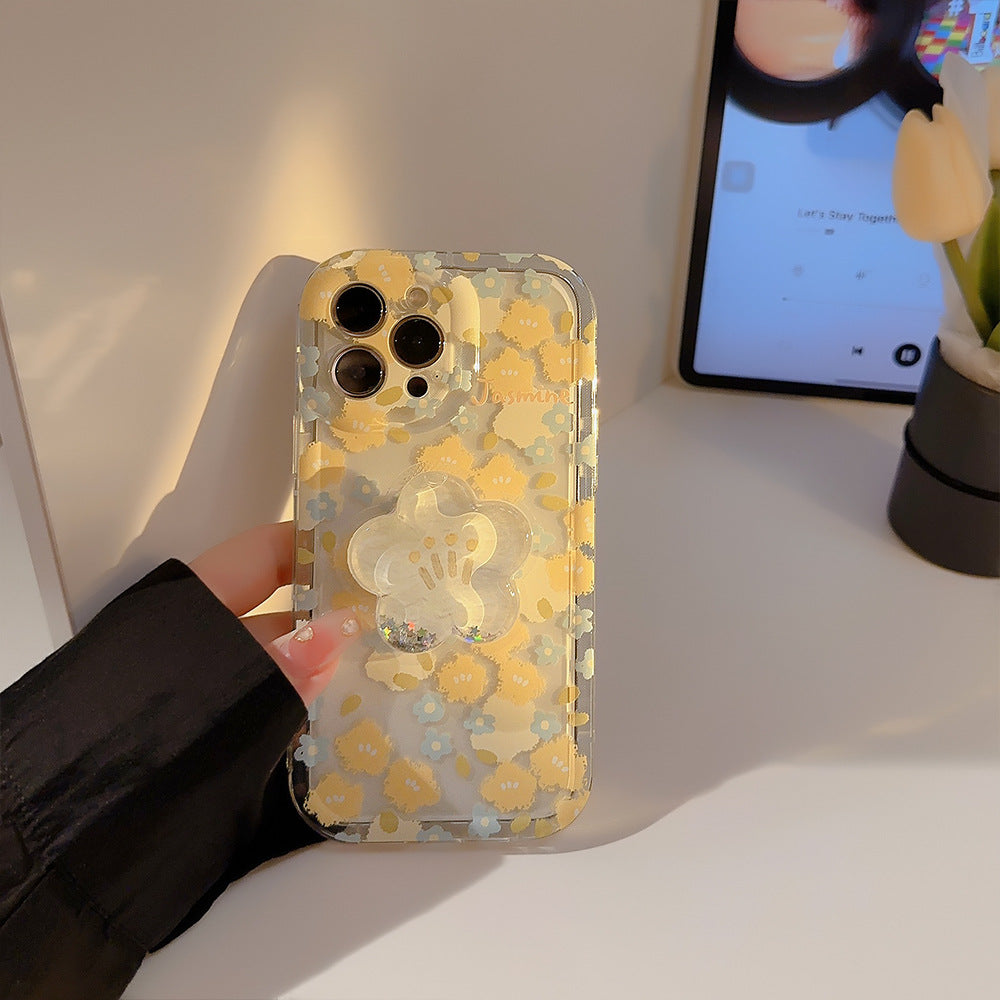 Floral Phone Cases with Flower Grip
