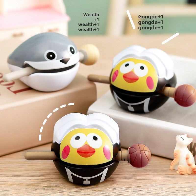 Chicken you are too beautiful wooden fish decompression creative toys