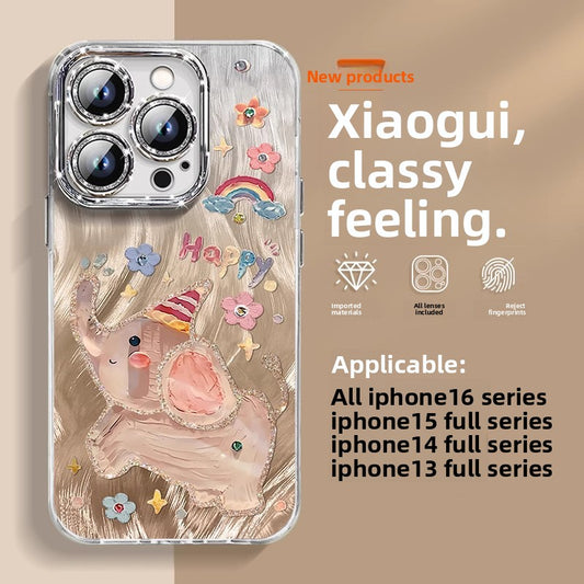 Camlet Happy Dumbo phone case glitter with lens film