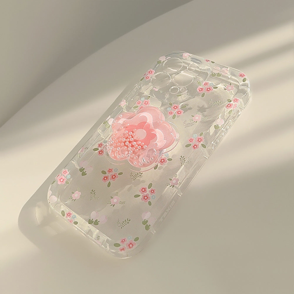 Floral Phone Cases with Flower Grip