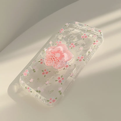Floral Phone Cases with Flower Grip
