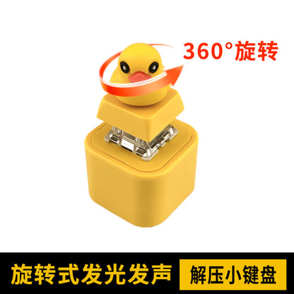Sound glowing frog button pinching fun rechargeable stress relief toy