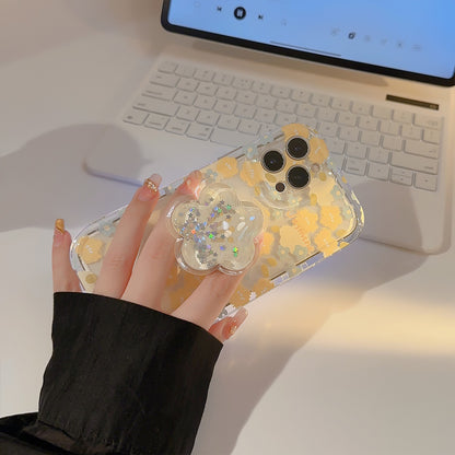 Floral Phone Cases with Flower Grip