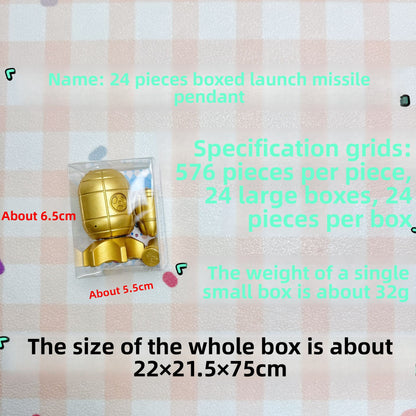 24 in a box launch missile pendant rotating pressure relief toy