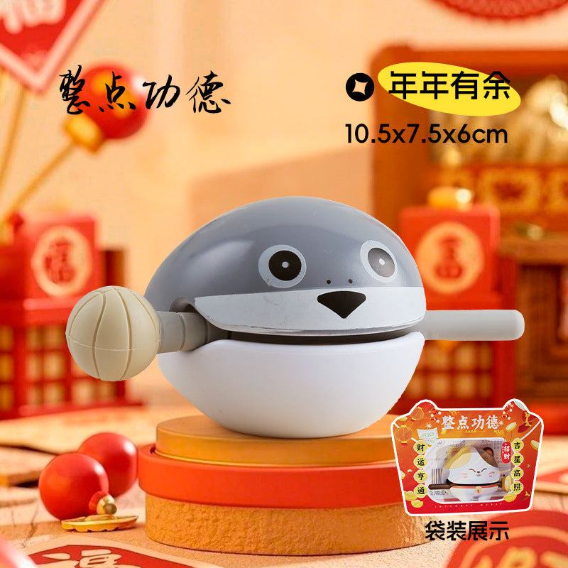 Chicken you are too beautiful wooden fish decompression creative toys