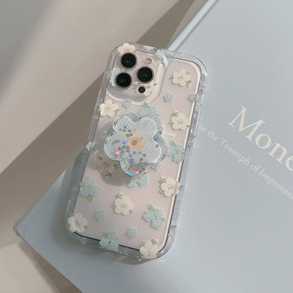Floral Phone Cases with Flower Grip