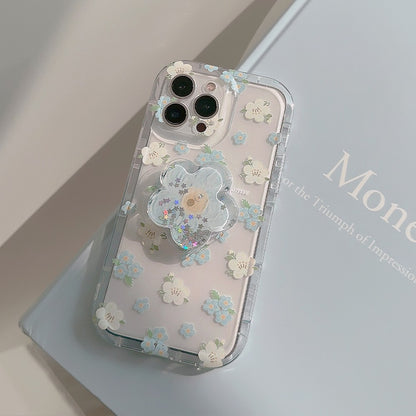 Floral Phone Cases with Flower Grip