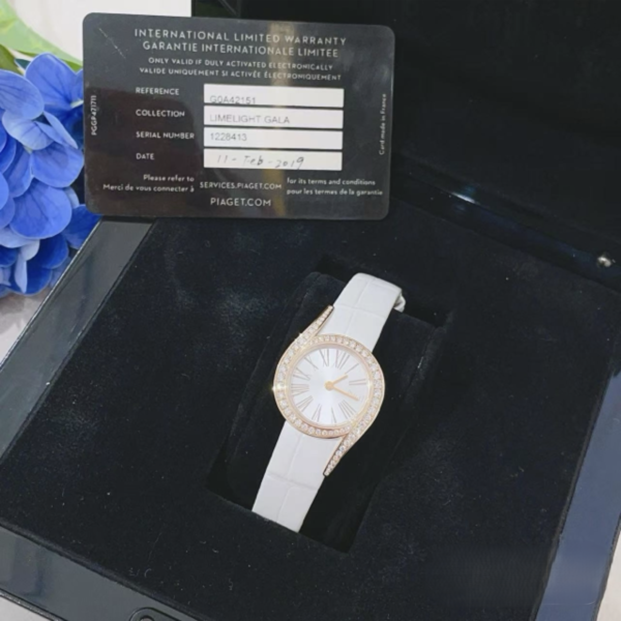 Piaget Limelight Gala 18K Rosegold Diamond Quartz Watch