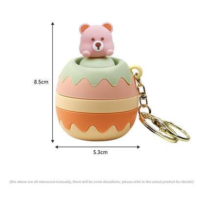 Little bear pinch fun, food-grade silicone slow rebound decompression toy