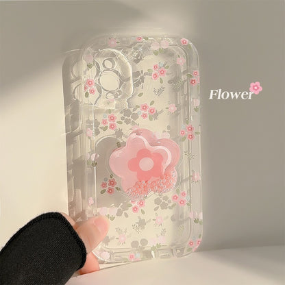 Floral Phone Cases with Flower Grip