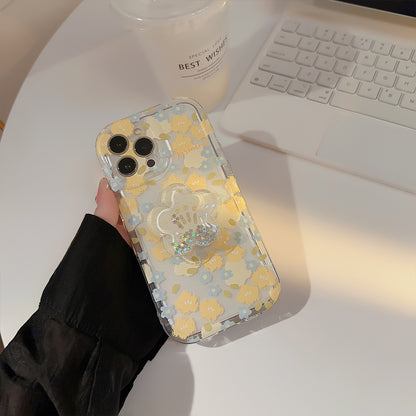 Floral Phone Cases with Flower Grip