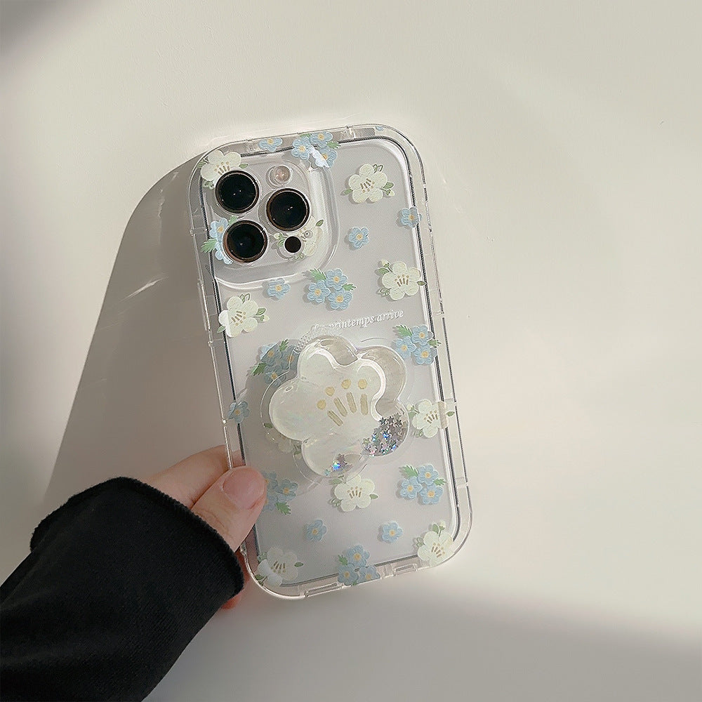 Floral Phone Cases with Flower Grip
