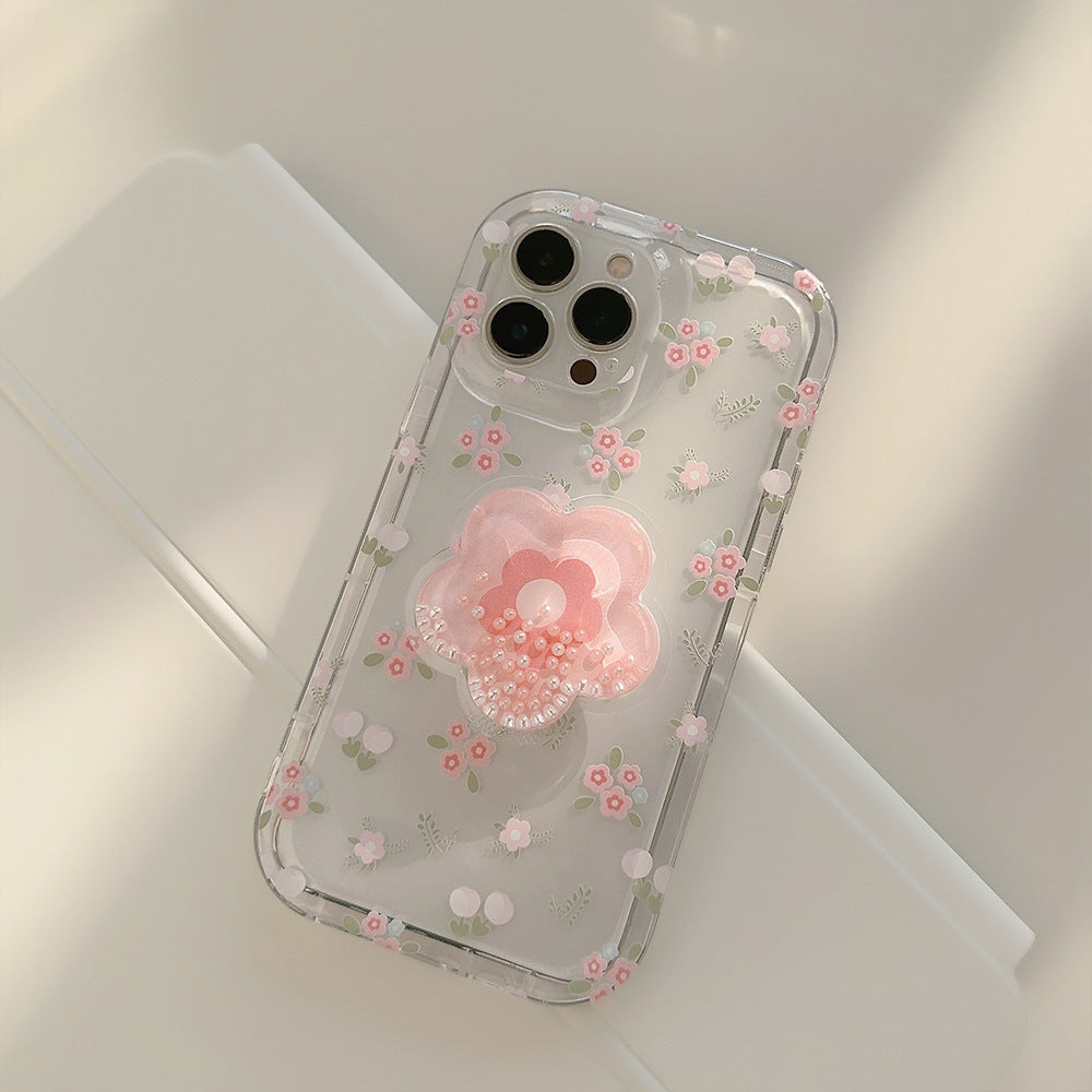 Floral Phone Cases with Flower Grip