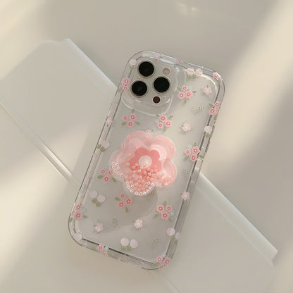 Floral Phone Cases with Flower Grip