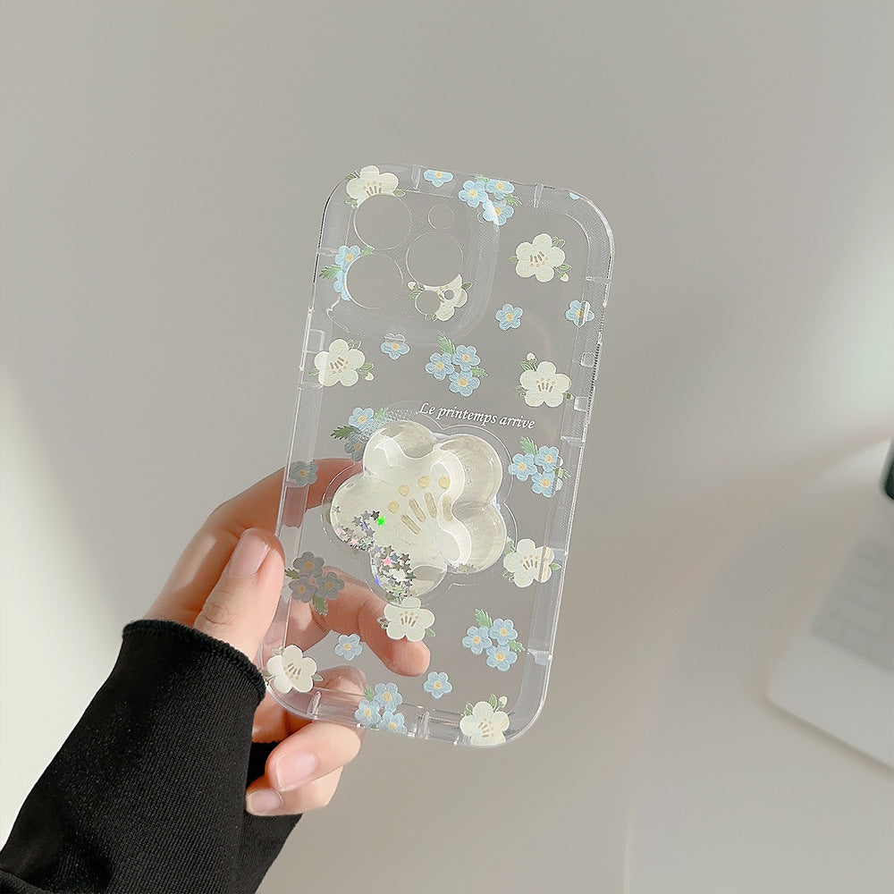 Floral Phone Cases with Flower Grip