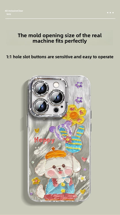 Camlet Happy Dumbo phone case glitter with lens film
